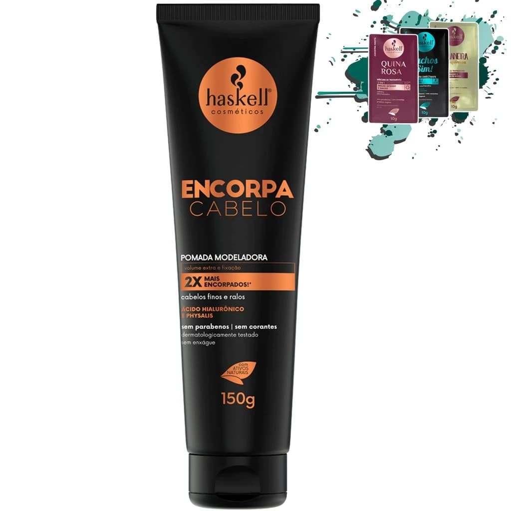 Pomada Modeladora Encorpa Cabelo 150gr Haskell