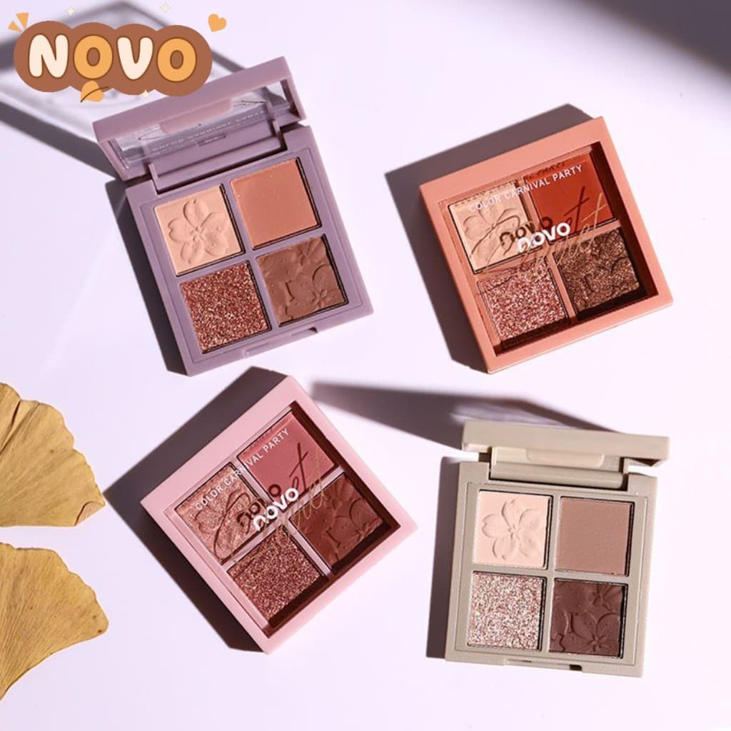 NOVO paleta de sombras Sakura Story sombra de quatro cores High-End iniciante terra cor diária luz maquiagem