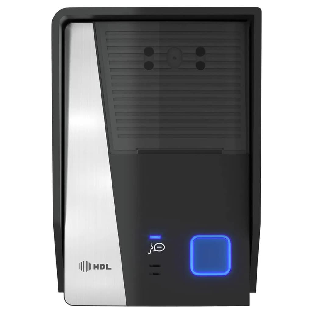Unidade Externa Vídeo Porteiro Eletrônico HDL Class Com Camera 4.3 branco