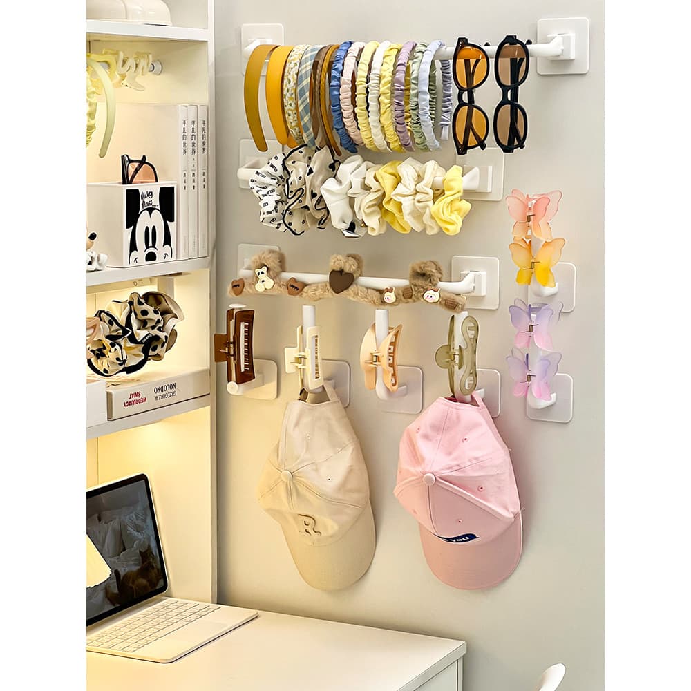 Crianças acessórios de cabelo armazenamento ferramenta útil tubarão clipe de cabelo Grab clip bandana expositor parede-p