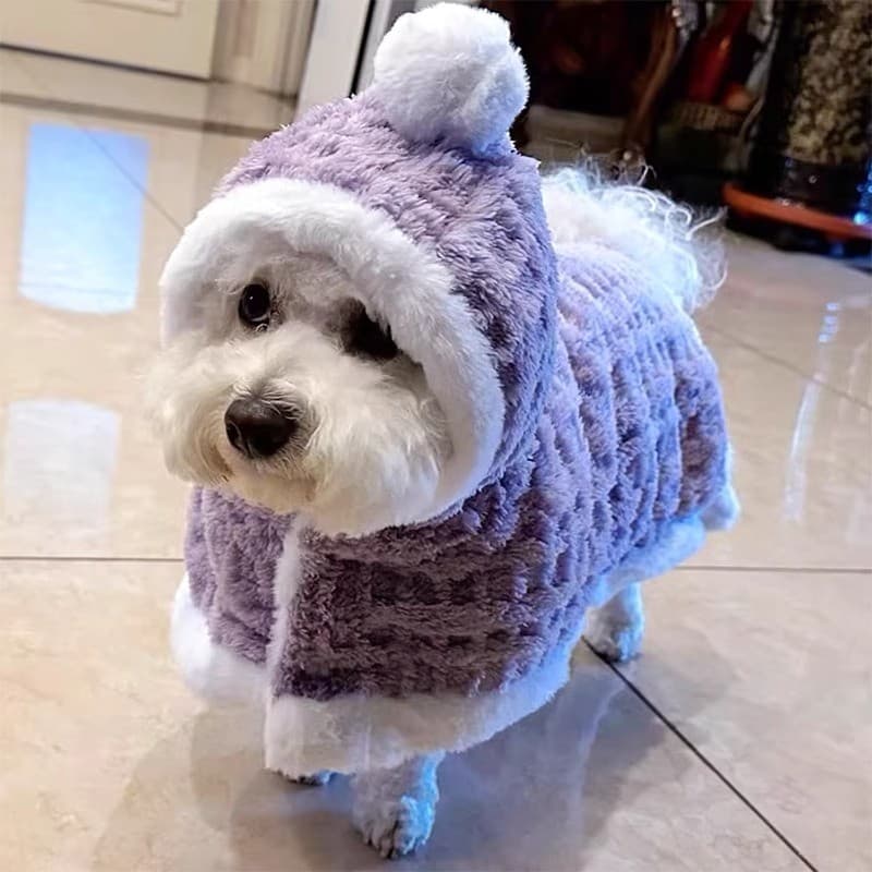 Cão outono inverno quente manto dormir engrossado manto pequeno médio tamanho cão Bichon Teddy gato camisola roupas cobe