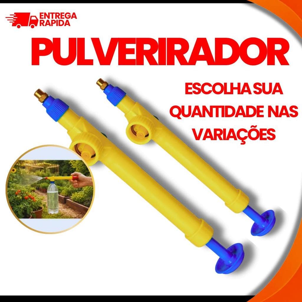 Pulverizador Borrifador Utilizavel em Garrafa Pet Com Bico Regulável Manual Para Jardinagem