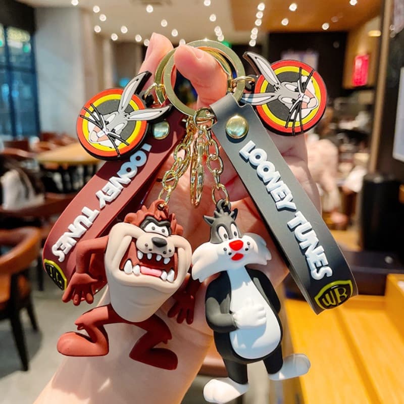 Porta-Chaves De Desenho Animado Bunny Cute Ornament Keychain