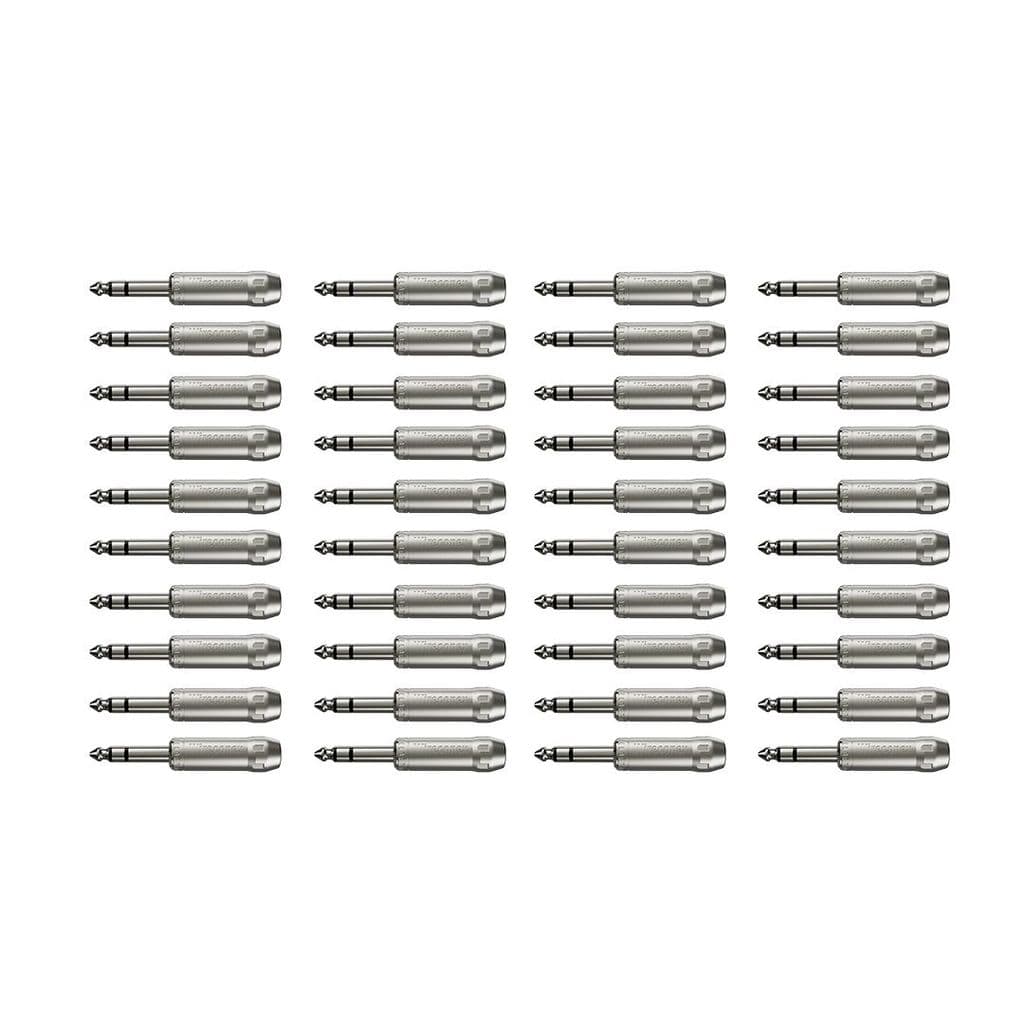 40 Conectores P10 TRS Linha Stereo WC 1133 TRS  Wireconex