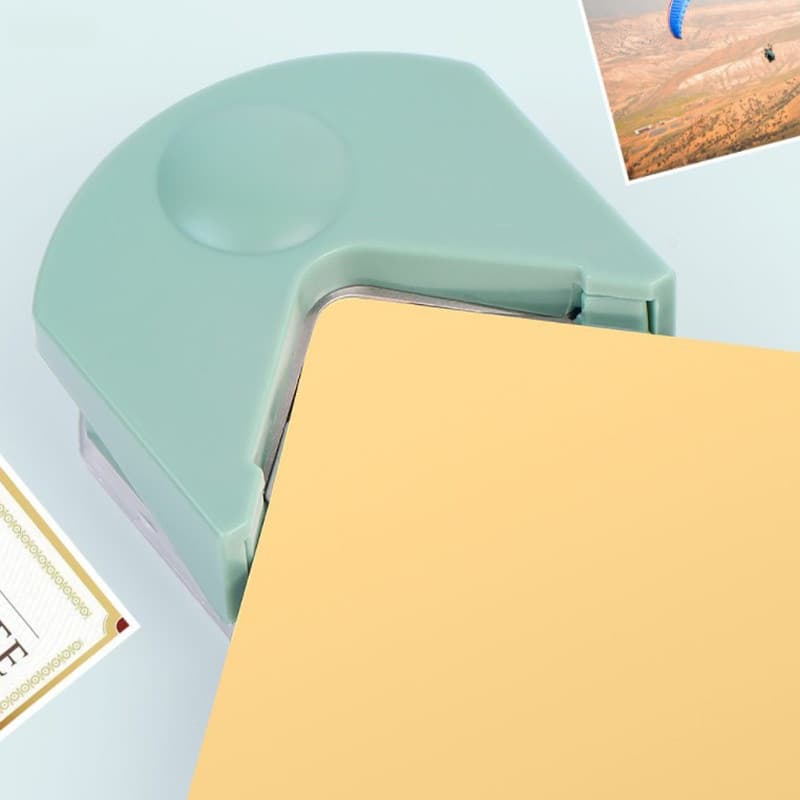 Cortador De Papel E Acessório De Escritório De Plástico PVC Para Canto Redondo COD HGMG