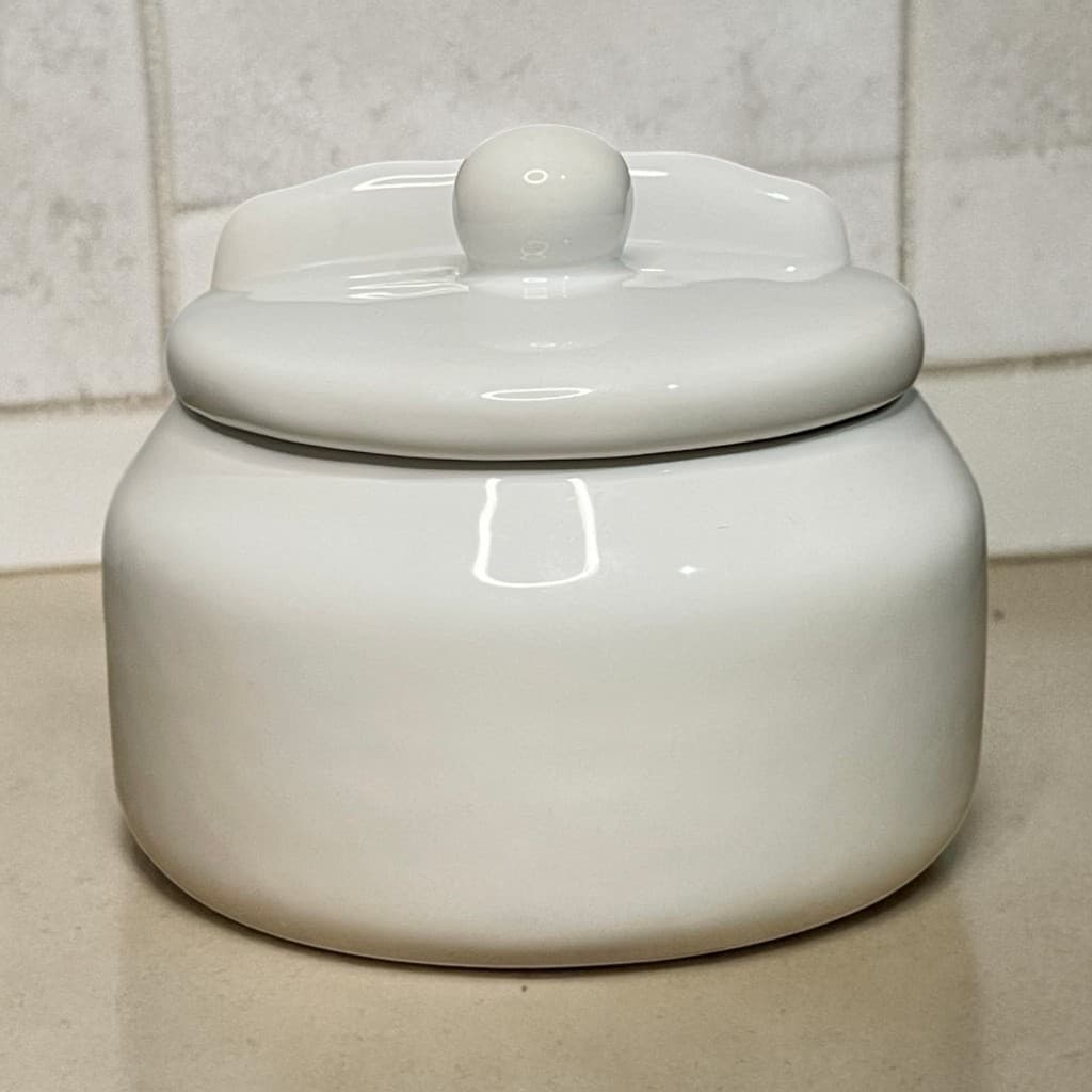 Saleiro Porta Condimentos Branco Cozinha 600g Mesa Parede