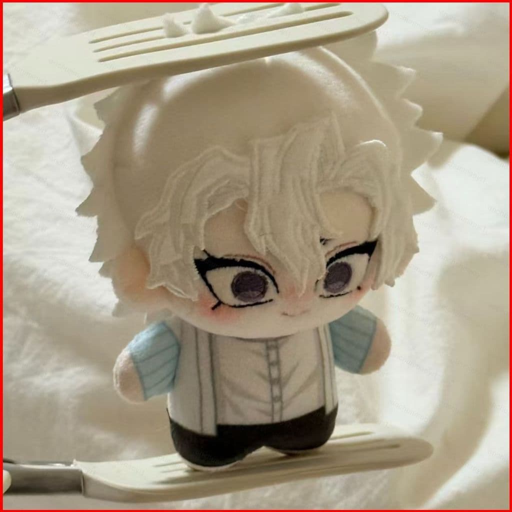 DC1 Demon Slayer Sanemi Shinazugawa Genya Plushie Bonito Versão Infantil Bolsa De Pelúcia Charme