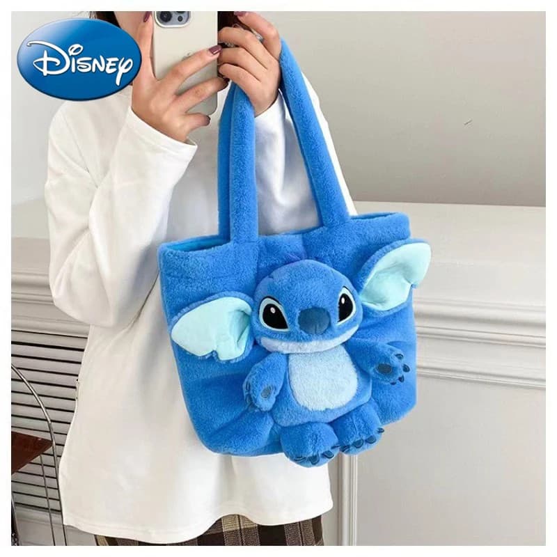 Bolsa De Pelúcia Stitch Mochila de pelúcia de pelúcia Mochila de pelúcia de menina