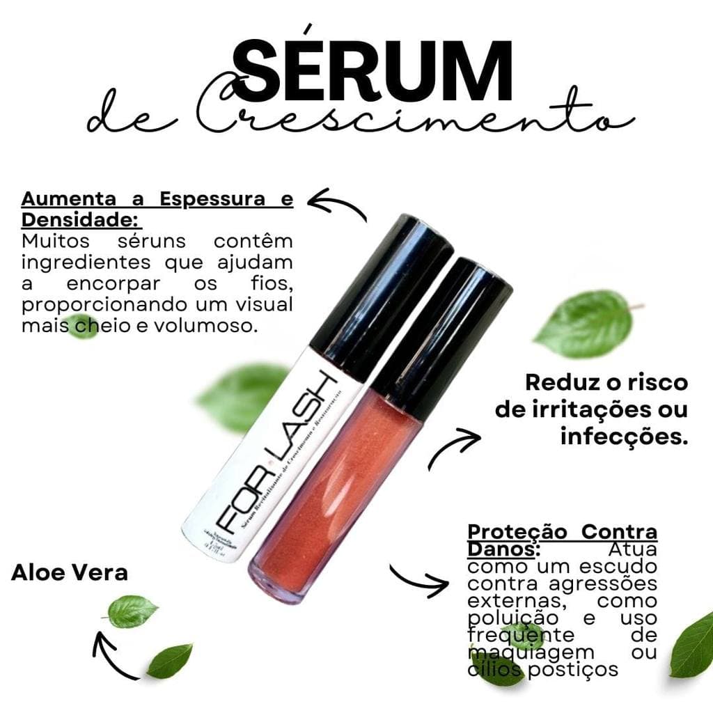 Sérum home care para Extensão de Cílios FOR.LASH Restaurador e Hidratante para Extensão de Cílios e Lash LiftinG