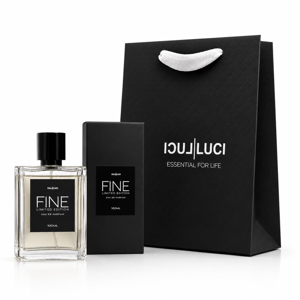 Kit Perfume Masculino Fine 100ml com Sacola Luxo Luci Luci