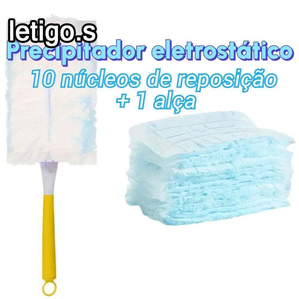 [LETIGO] Recargas De Espanador Eletrostático De 10 Contagens , De Microfibra De Adsorção De Limpeza , Para Swiffer