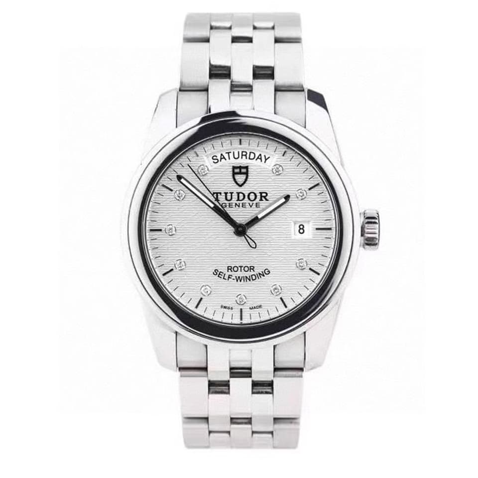 Tudor Tudor Tudor Série Diamante Hora Marca Relógio Mecânico Automático Masculino m56000-0004