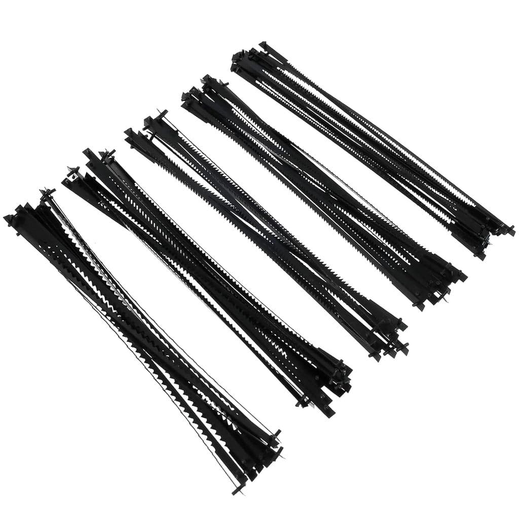 60 peças de lâminas de serra de vaivém de 5 polegadas com extremidade de pino para substituição em Wen 3921 3923, Dremel