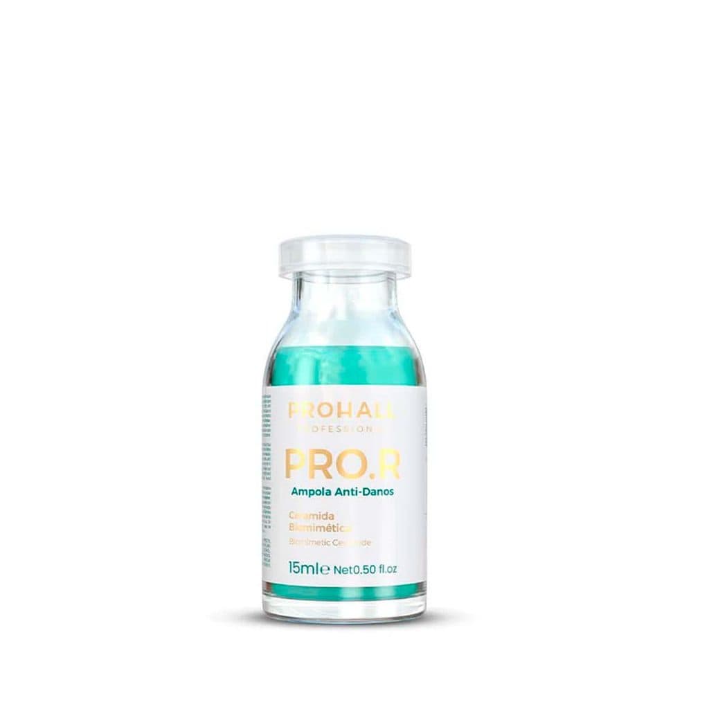 Ampola de Reconstrução Intensa Anti-Danos Capilares Resistência, Brilho e Toque Sedoso  PRO.R 15ml