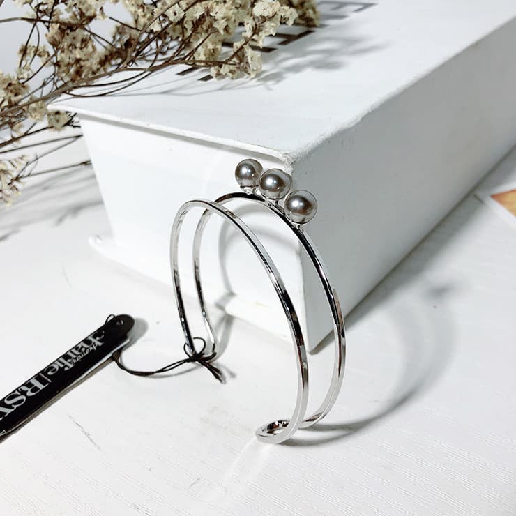 Exportação requintado sorriso aberto liga fada pulseira senhoras prata versão coreana estilo celebridade decoração pulse