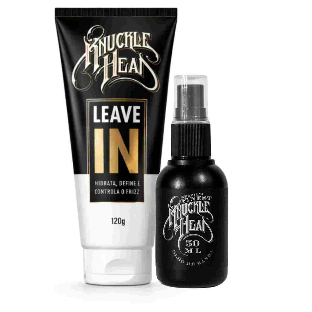 Leave-in Antifriz Knucklehead 120g +  Óleo de Barba 50ml