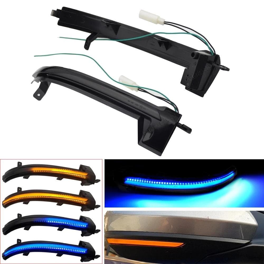 Luzes LED Dinâmicas De Seta Para VW Touareg II 2010 2011 2012 2013 2014 2015 2016 2017 2018 Indicador Espelho Retrovisor