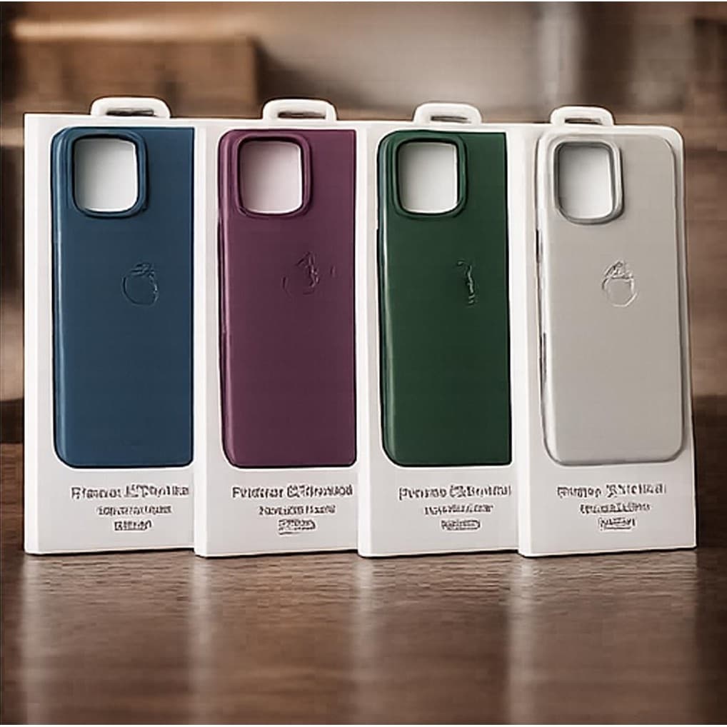Capa Magnética em Couro Premium iPhone Pro Max Série 13-17 Carregamento Rápido