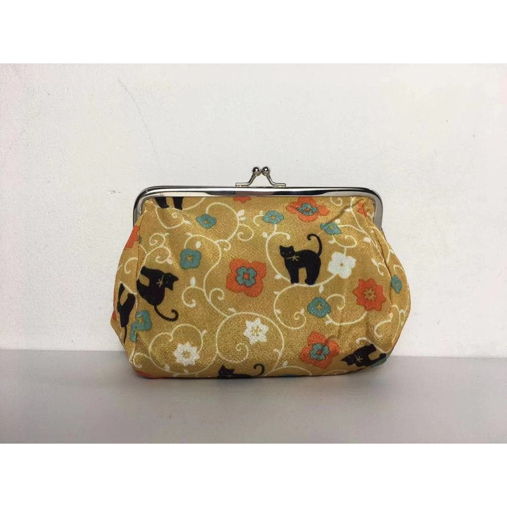 Comércio exterior pedido japonês dos desenhos animados gato boca saco de ouro fivela portátil bolsa de moedas saco de em