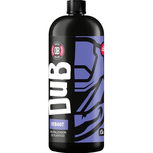 Revitalizador Plástico Reboot 1,5l Devolve Brilho Dub Boyz Cor Preto