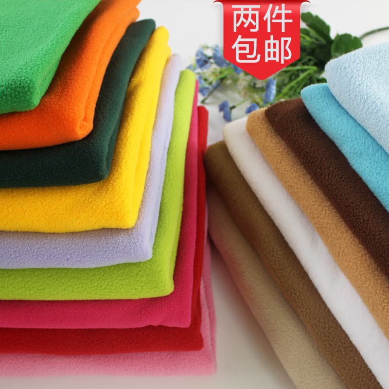 Tecido de lã grosso velo curto tecido de pelúcia inverno roupas quentes forro boneca artesanal DIY