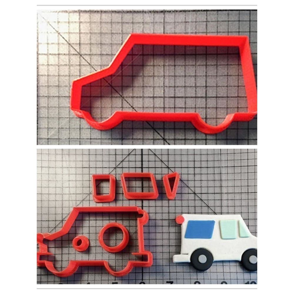 Carro pequeno dos desenhos animados Fondant biscoito molde bolo ferramenta de cozimento molde padrão pão cozido no vapor