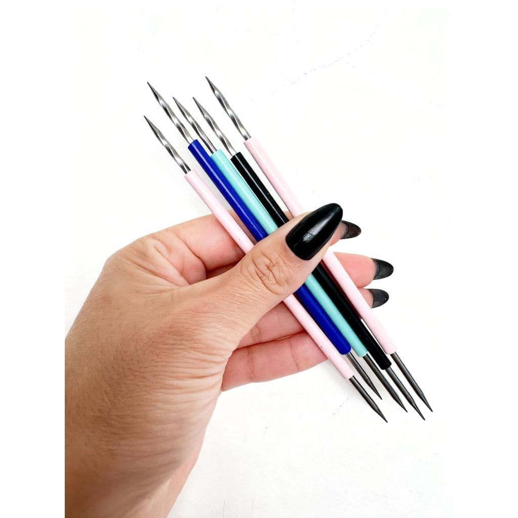 Kit Palito - 5 Un/ Peça para limpas os cantos das unhas