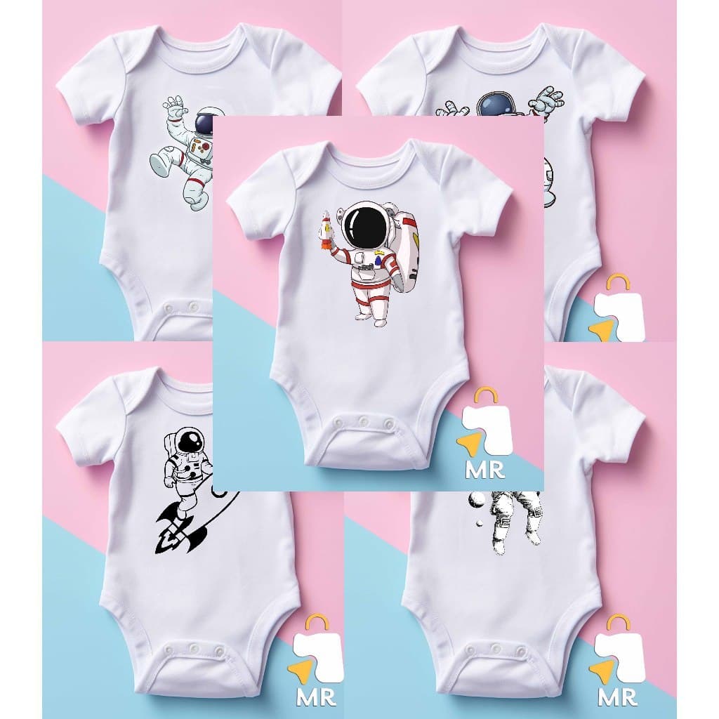 Body infantil ASTRONAUTA | Presente criativo para Bebê Preço baixo