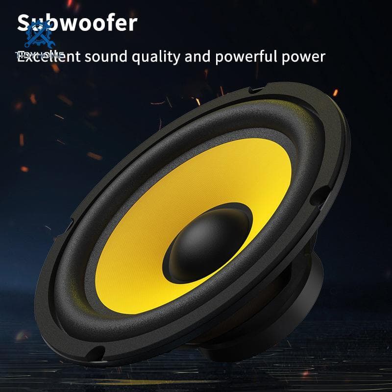 FFBR 5/6/8/10 Polegada Alto-Falante Baixo Para Carro Subwoofer Coaxial HiFi Música Frequência De Gama Completa Estéreo U