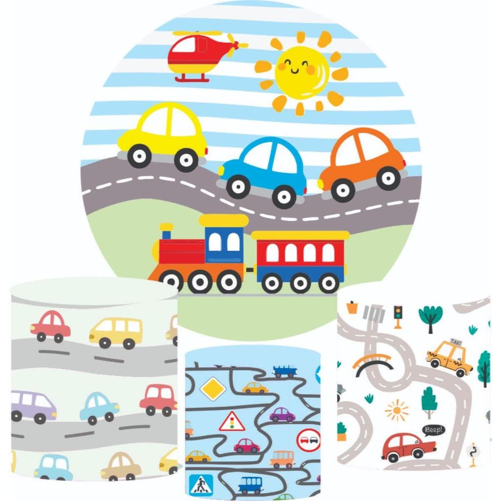 Capa de Painel capa de cilindros - CARRINHO DE TRÂNSITO MODELO 1