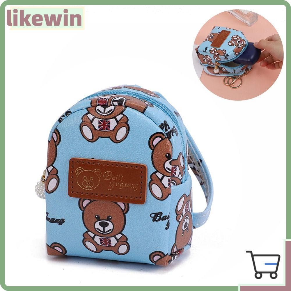 Porta-Moedas KIND Coin Purse , Cartões Bear PU Leather Card , Meninas Bonitas De Bolsa Pequena