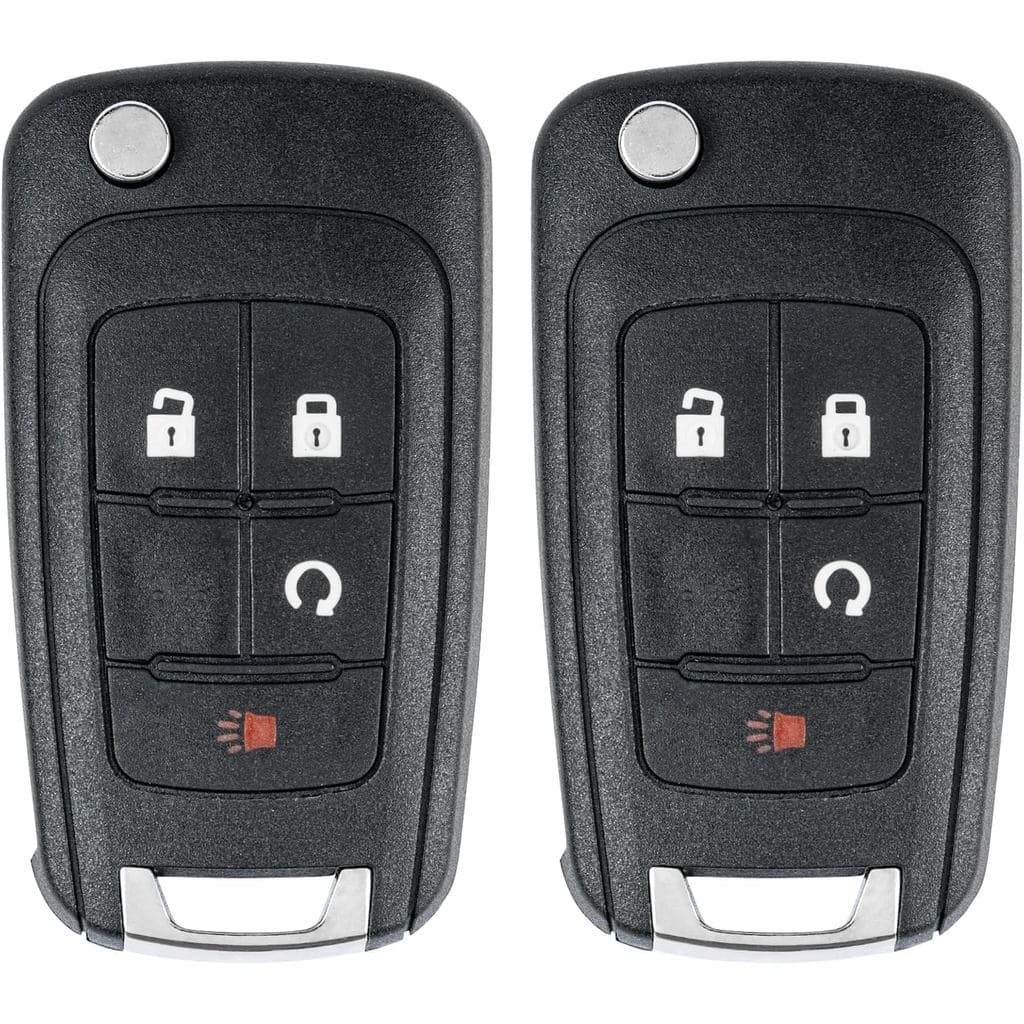 Controle Remoto de Substituição para Chaveiro de Carro Chevrolet Equinox e GMC Terrain 2010-2016 / Sonic 2012-2016 / Imp