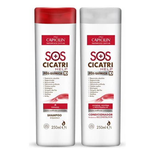 Kit Sos Cicatri Help Shampoo/condicionador 250 Ml Capicilin