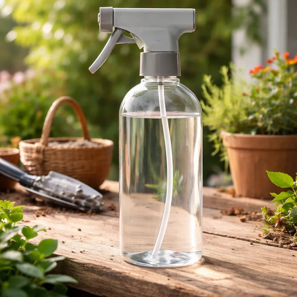 Borrifador Spray 500ml Ou Profissional Gatilho Manual Multiuso Limpeza Plantas Salão Resistente Transparente Premium Top