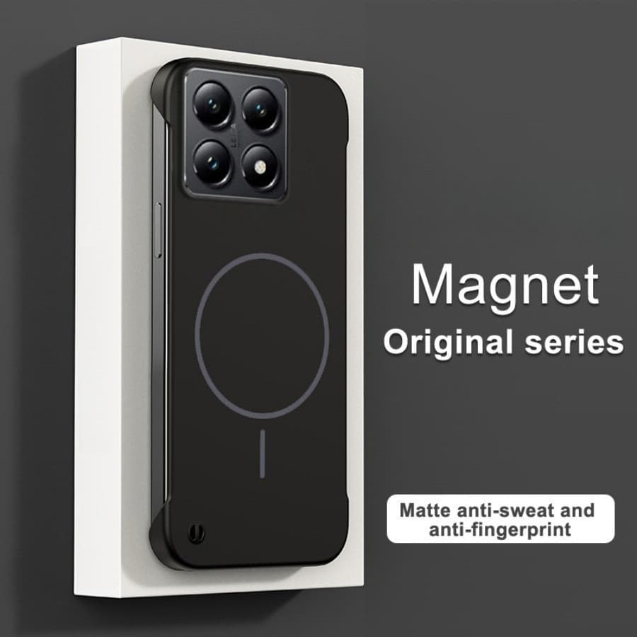 Para Xiaomi 17 15 14 13 12 11 T Ultra Pro Magnético Caso De Carga Sem Fio Fino PC Moldura