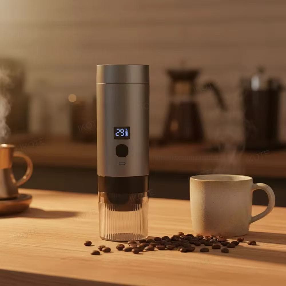 Máquina de Café Portátil Portátil 3 em 1 Elétrica modernas Cafeteira cápsulas ou Café Moído