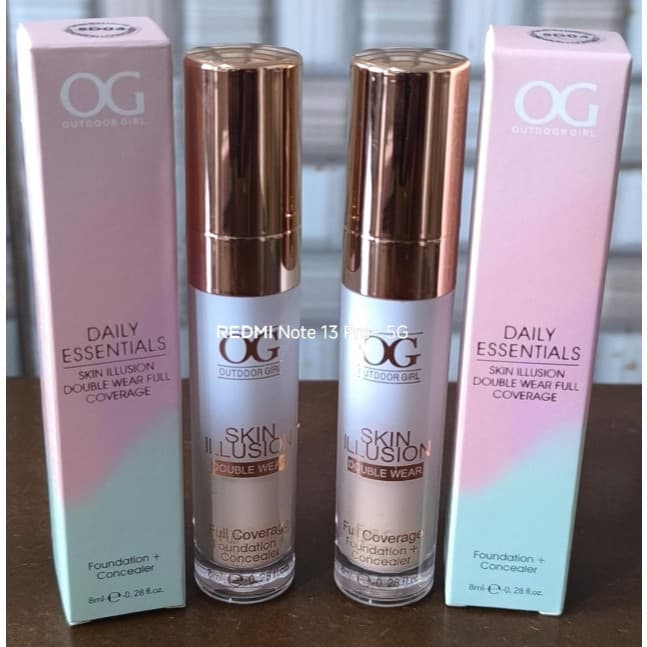 Corretivo Maquiagem Liquido Daily Essential Skin Illusion - Outdoor Girls