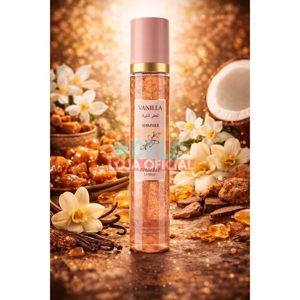 Body Splash Vanilla Shimmer Isabelle La Belle 300ml