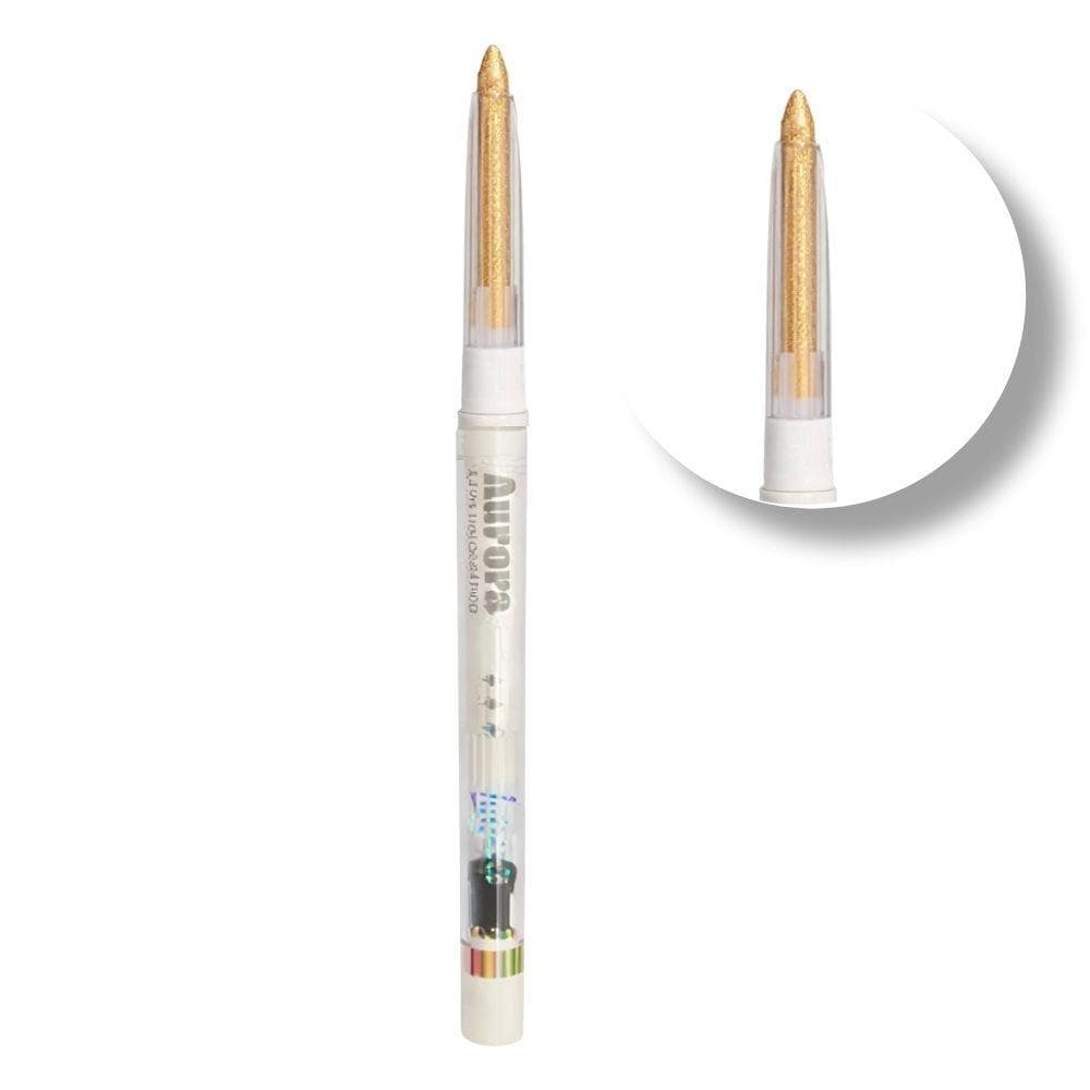 Lápís Holográfico Para Olhos Luisance Aurora Com Apontador Dourado Ref. L17005