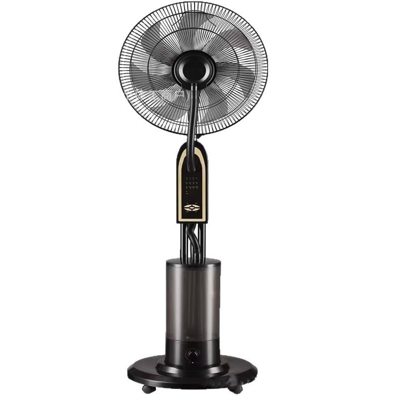 Ventilador ajustável multivelocidade com umidificador de ar condicionado com rodas