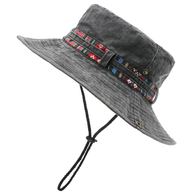 Chapéu De Verão Proteção UV Solar Multiuso Para Escalada Ao Ar Livre Turismo De Pesca Pescador Brim Sun Fisherman