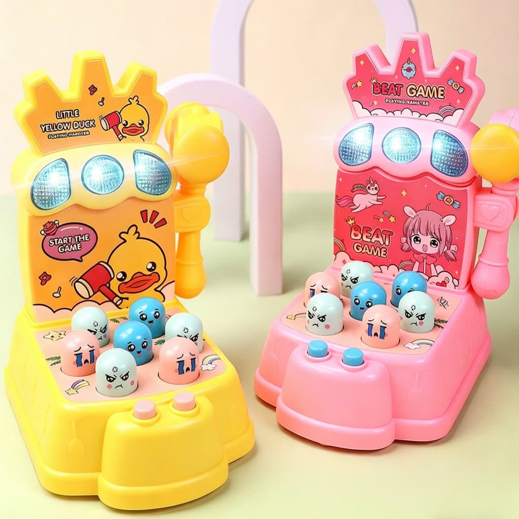 Jogo Infantil Whack-a-Mole com Som e Luz - Brinquedo Educativo