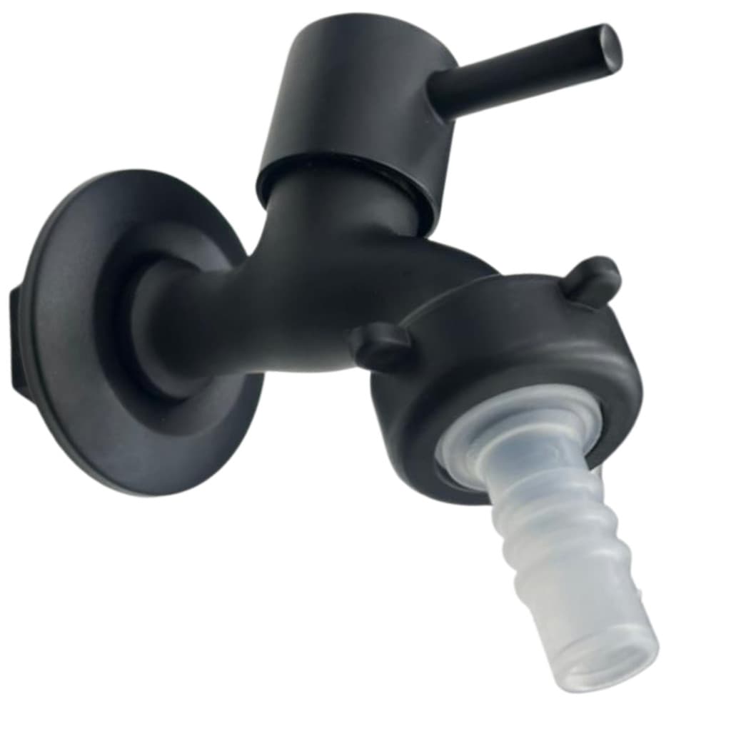 Torneira Tanque Metal Preto Fosco Alavanca Reforcada Top