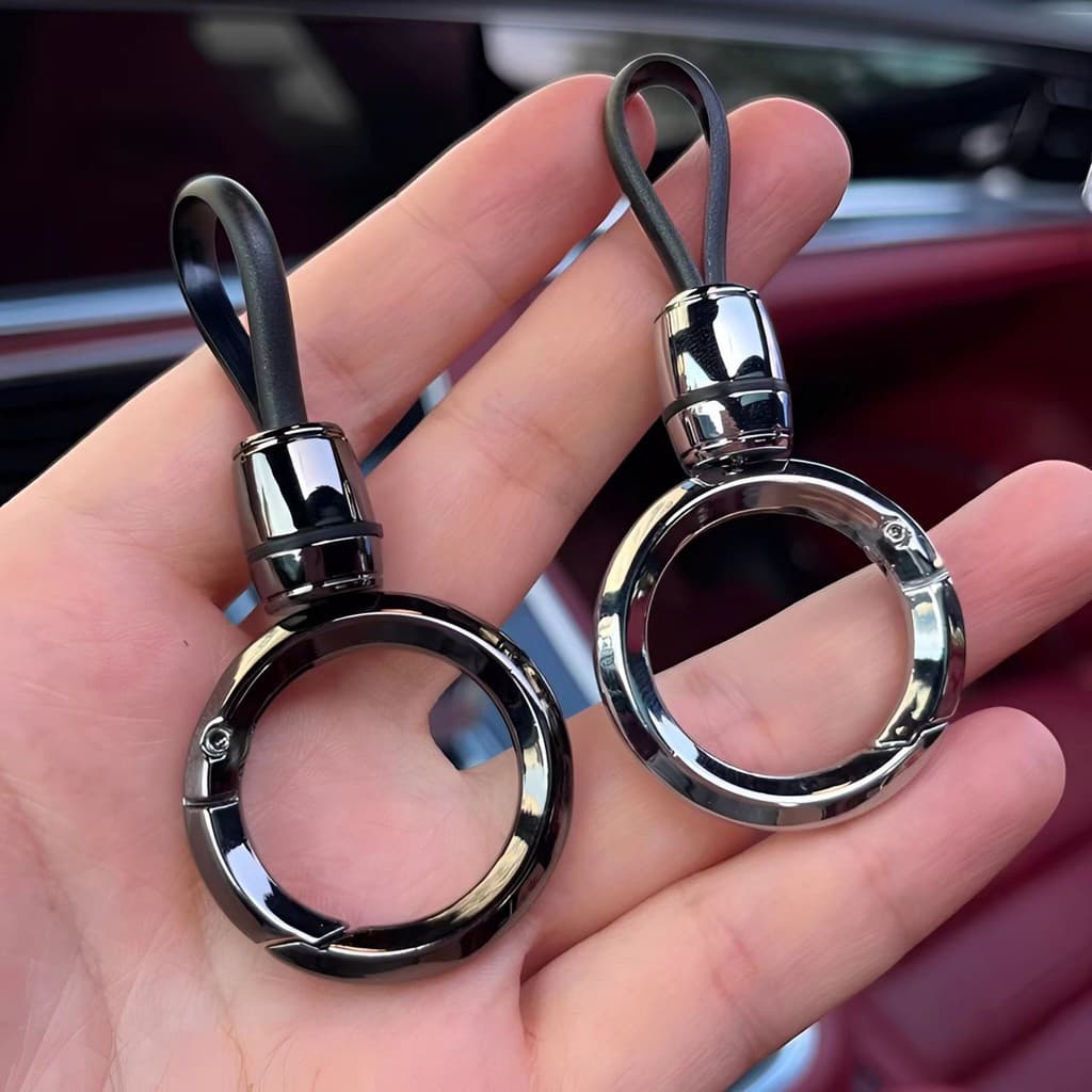 Chave de Carro Universal de Metal - Chaveiro para Homens, Alça de de Carro de Alta Qualidade, Chaveiro Simples, Ac
