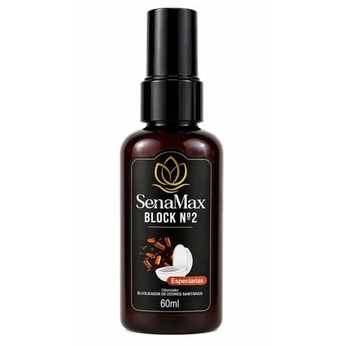 Bloqueador Odores Sanitario Fragrancia Especiarias Eficaz Compacto 60ml Ambiente Fresco Limpeza