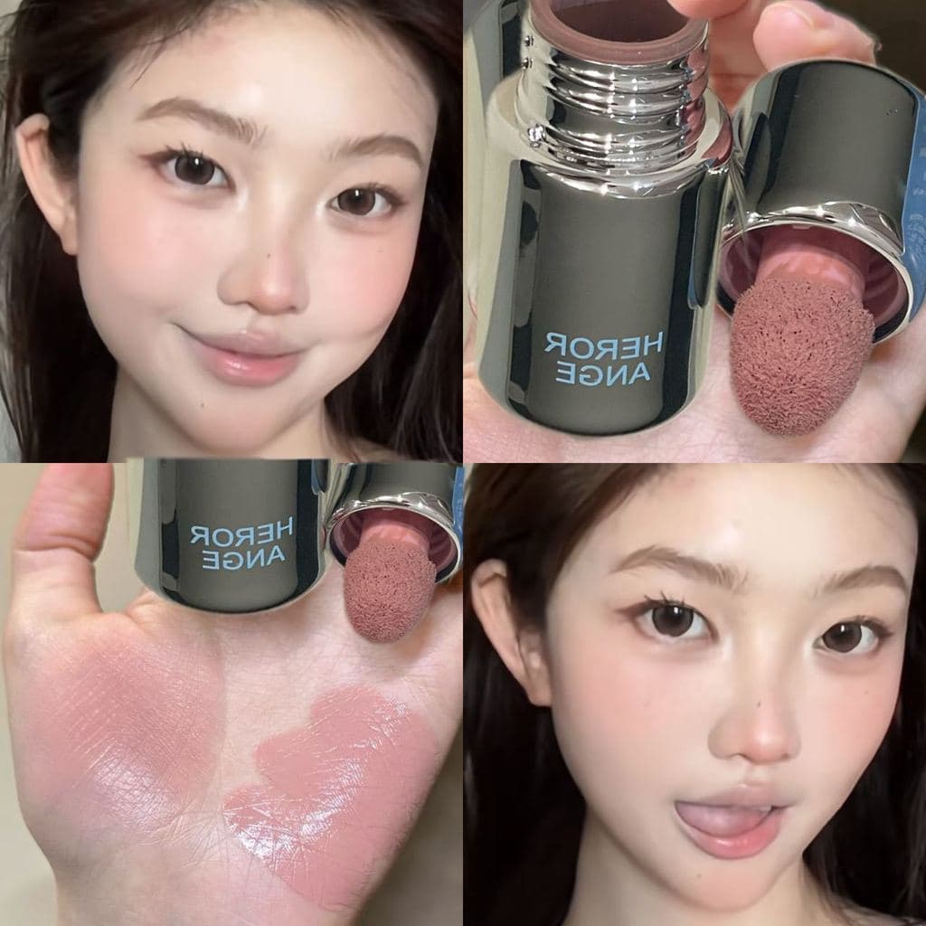 Fig Café Blush Clareador Pseudo-Face Blush Atmosfera Estilo Coreano Contorno Exposição Cômica Rosa Líquido Blush Creme