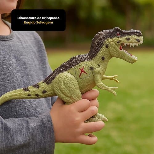 Dinossauro Brinquedo Rugido Selvagem Luz Som Movimento Aventura Jurassic Presente Crianças