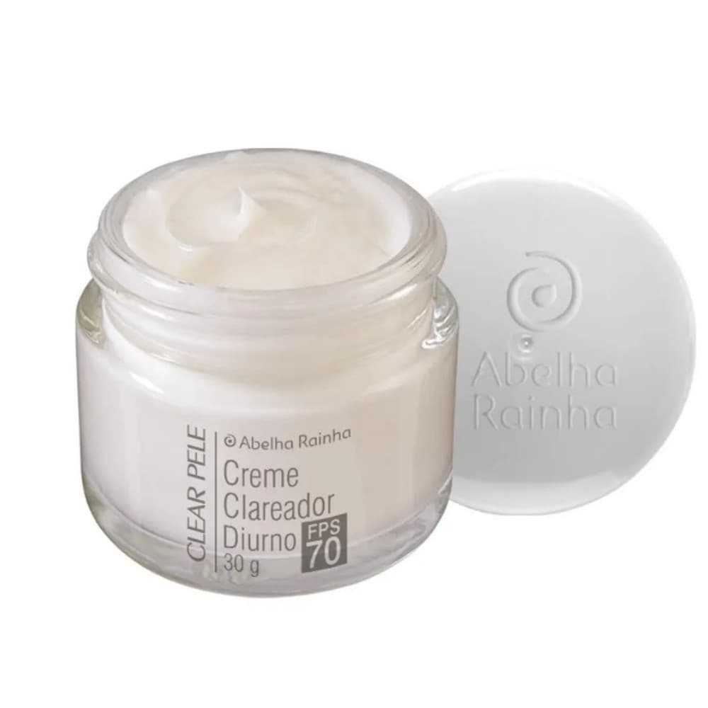 Creme Clareador Clear Pele  Diurno Fps 70 30g Abelha Rainha