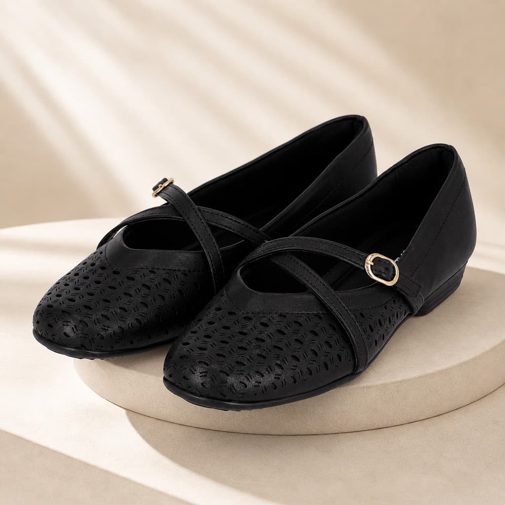Sapatilha Feminina Piccadilly Napa Stretch Clássica