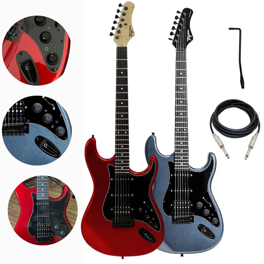 Guitarra Tagima Elétrica Strato Sixmart 2S 1H  Com Efeitos